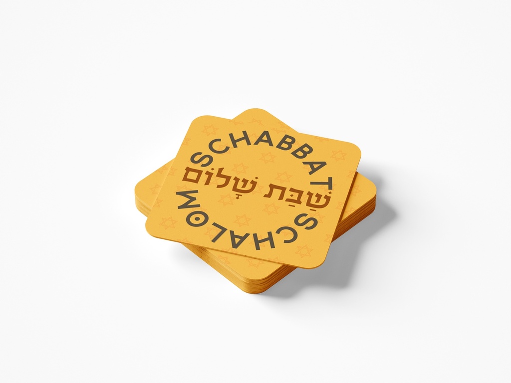 Bierdeckel | Schabbat Schalom